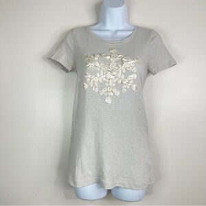J.Crew Embroidered T-Shirt
